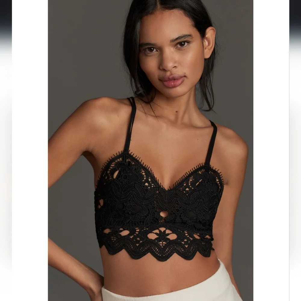 Anthropologie Vivette Lace bra top - Picture 3 of 10